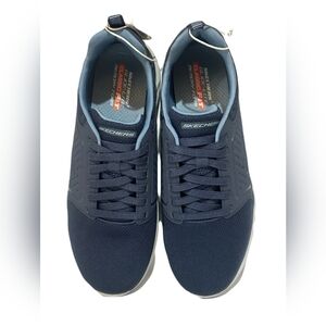 Skechers Glide-Lite Men's Classic Shoes Fit With Memory Foam (Navy, Medium 9)